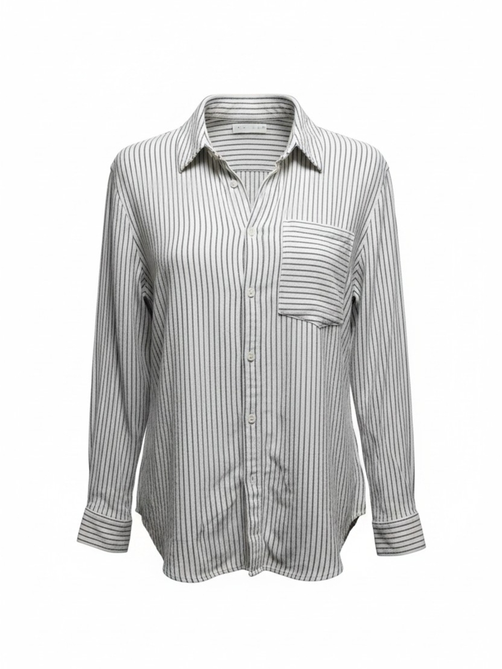 a new day Blue and White Striped Button-Up Shirt